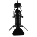 GloboStar® CHICAGO 01371 Vintage Φωτιστικό Οροφής Πλέγμα Μονόφωτο 1 x E27 IP20 Μαύρο Μέταλλο - Μ20 x Π20 x Υ27.5cm - Image 6