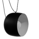 GloboStar® JASPER 01375 Μοντέρνο Κρεμαστό Φωτιστικό Ανάρτηση Σετ Τρίφωτο 3 x E27 IP20 Μαύρο & Λευκό Μέταλλο - Μ75 x Π75 x Υ22cm - Image 3
