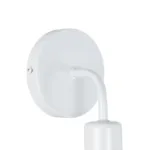 GloboStar® DON 01397 Vintage Επιτοίχιο Φωτιστικό Απλίκα Μονόφωτο 1 x E27 IP20 Λευκό Μέταλλο - Μ10 x Π7 x Υ16cm - Image 5