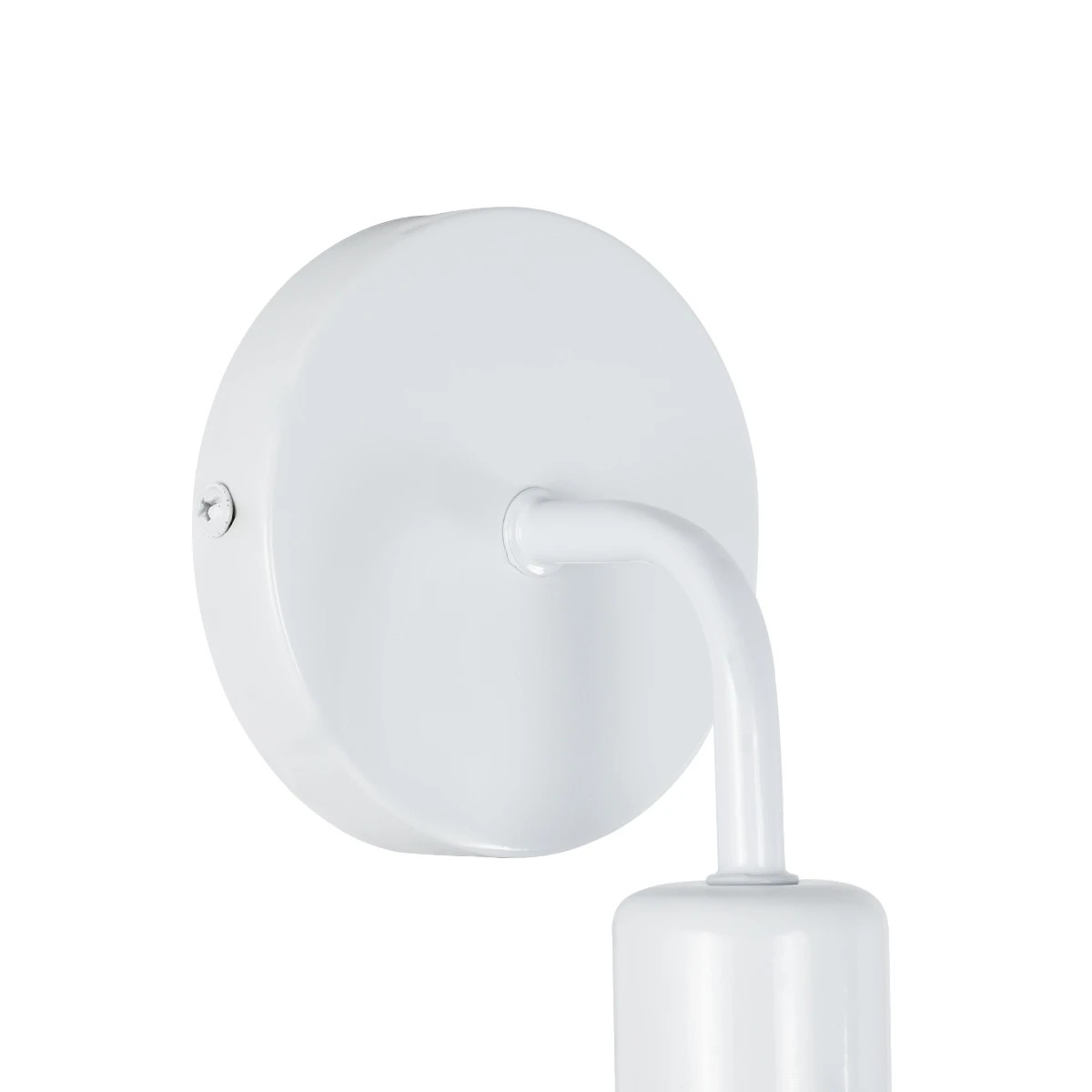 GloboStar® DON 01397 Vintage Επιτοίχιο Φωτιστικό Απλίκα Μονόφωτο 1 x E27 IP20 Λευκό Μέταλλο - Μ10 x Π7 x Υ16cm - Image 5