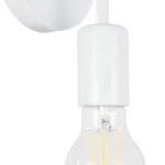 GloboStar® DON 01397 Vintage Επιτοίχιο Φωτιστικό Απλίκα Μονόφωτο 1 x E27 IP20 Λευκό Μέταλλο - Μ10 x Π7 x Υ16cm - Image 6