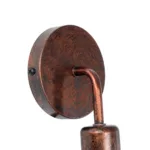 GloboStar® DON 01398 Vintage Επιτοίχιο Φωτιστικό Απλίκα Μονόφωτο 1 x E27 IP20 Χάλκινο Μέταλλο - Μ10 x Π7 x Υ16cm - Image 5
