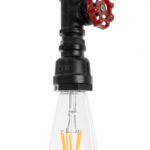 GloboStar® SPIGOT 01415 Vintage Κρεμαστό Φωτιστικό Ανάρτηση Μονόφωτο 1 x E27 IP20 Μαύρο & Κόκκινο Μέταλλο - Μ5 x Π5 x Y20cm - Image 8