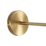 GloboStar® MADISON 01427 Μοντέρνο Επιτοίχιο Φωτιστικό Απλίκα Μονόφωτο 1 x E27 IP20 Χρυσό Μέταλλο με Μελί Γυαλί - Φ15 x Υ54cm - Image 5