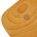 GloboStar® DRAPER 01438 Επαναφορτιζόμενο USB Φωτιστικό Γραφείου LED 6 Watt Μονόφωτο Μεταλλικό σε Απόχρωση Ξύλου με Ασημί Καπέλο Λευκό Ημέρας 4500K Dimmable - Image 6