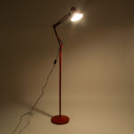 GloboStar® AUDREY 01470 Vintage Επιδαπέδιο Φωτιστικό Μονόφωτο 1 x E27 IP20 Κόκκινο Μέταλλο - Μ15 x Π15 x Υ190cm - Image 2