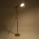 GloboStar® AUDREY 01472 Μοντέρνο Επιδαπέδιο Φωτιστικό Μονόφωτο 1 x E27 IP20 Κίτρινο Αλουμίνιο - Μ15 x Π15 x Υ190cm - Image 2