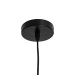GloboStar® COOLIE 01477 Μοντέρνο Κρεμαστό Φωτιστικό Μονόφωτο Καμπάνα 1 x E27 IP20 Μαύρο & Ασημί Μέταλλο - Μ12.5 x Π12.5 x Υ11.5cm - Image 8