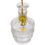 GloboStar® WHISKEY 01513 Vintage Κρεμαστό Φωτιστικό Ανάρτηση Μονόφωτο 1 x E27 IP20 Διάφανο Γυαλί - Μ13 x Π13 x Υ22cm - Image 3