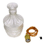 GloboStar® WHISKEY 01513 Vintage Κρεμαστό Φωτιστικό Ανάρτηση Μονόφωτο 1 x E27 IP20 Διάφανο Γυαλί - Μ13 x Π13 x Υ22cm - Image 6