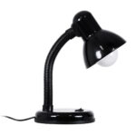 GloboStar® STUDENT BLACK 01530 Μοντέρνο Επιτραπέζιο Φωτιστικό Γραφείου Μονόφωτο 1 x E27 Μαύρο με Λευκό Μεταλλικό με Διακόπτη ΟN/OFF Καμπάνα Φ12 x Υ32cm - Image 2