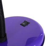 GloboStar® STUDENT PURPLE 01537 Μοντέρνο Επιτραπέζιο Φωτιστικό Γραφείου Μονόφωτο 1 x E27 Μωβ με Λευκό Μεταλλικό με Διακόπτη ΟN/OFF Καμπάνα Φ12 x Υ32cm - Image 6