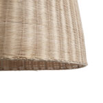 GloboStar® BAHAMAS 01570 Boho Κρεμαστό Φωτιστικό Καμπάνα Μονόφωτο 1 x E27 IP20 Μπεζ Ξύλο - Μ90 x Π90 x Y90cm - Image 7