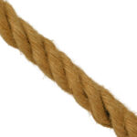 GloboStar® CAMBER 01594 Vintage Κρεμαστό Φωτιστικό Πλέγμα Μονόφωτο 1 x E27 IP20 Μαύρο Μέταλλο με Μπεζ Σχοινί - Μ11 x Π11 x Υ25cm - Image 6