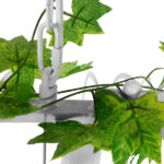 GloboStar® NEST 01647 Vintage Κρεμαστό Φωτιστικό Φιγούρα Τρίφωτο 3 x E27 IP20 Λευκό Μέταλλο με Πράσινο Πλαστικό - Μ85.5 x Π37.5 x Y38cm - Image 5