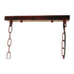 GloboStar® NEST 01648 Vintage Κρεμαστό Φωτιστικό Φιγούρα Τρίφωτο 3 x E27 IP20 Χάλκινο Μέταλλο με Πράσινο Πλαστικό - Μ85.5 x Π37.5 x Y38cm - Image 9