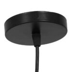 GloboStar® LITTLE MAN 01652 Μοντέρνο Κρεμαστό Φωτιστικό Φιγούρα Μονόφωτο 1 x E27 IP20 Μαύρο Μέταλλο - Μ20 x Π20 x Υ40cm - Image 5