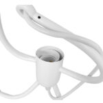 GloboStar® LITTLE MAN 01654 Μοντέρνο Κρεμαστό Φωτιστικό Φιγούρα Τρίφωτο 3 x E27 IP20 Λευκό Μέταλλο - Μ45 x Π45 x Υ40cm - Image 3