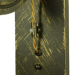 GloboStar® RYDON 01659 Vintage Επιτοίχιο Φωτιστικό Απλίκα Μονόφωτο 1 x E27 IP20 Μπρούτζινο Μέταλλο - Μ15 x Π24 x Y70cm - Image 4