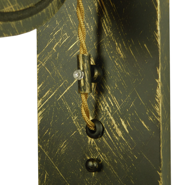 GloboStar® RYDON 01659 Vintage Επιτοίχιο Φωτιστικό Απλίκα Μονόφωτο 1 x E27 IP20 Μπρούτζινο Μέταλλο - Μ15 x Π24 x Y70cm - Image 4