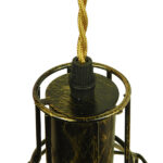 GloboStar® RYDON 01659 Vintage Επιτοίχιο Φωτιστικό Απλίκα Μονόφωτο 1 x E27 IP20 Μπρούτζινο Μέταλλο - Μ15 x Π24 x Y70cm - Image 6