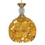 GloboStar® BOUQUET 01671 Μοντέρνο Κρεμαστό Φωτιστικό Μπάλα Τρίφωτο 3 x E27 IP20 Χρυσό Μέταλλο με Διάφανο Κρύσταλλο - Μ64 x Π18 x Υ24cm - Image 4