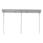 GloboStar® BOUQUET 01671 Μοντέρνο Κρεμαστό Φωτιστικό Μπάλα Τρίφωτο 3 x E27 IP20 Χρυσό Μέταλλο με Διάφανο Κρύσταλλο - Μ64 x Π18 x Υ24cm - Image 7