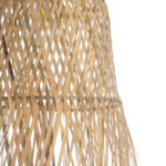 GloboStar® MANILA 01713 Boho Κρεμαστό Φωτιστικό Πλέγμα Μονόφωτο 1 x E27 IP20 Μπεζ Ξύλο - Μ25 x Π25 x Υ60cm - Image 8