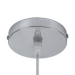 GloboStar® ARCHIPELAGO 01749 Boho Κρεμαστό Φωτιστικό Πλέγμα Μονόφωτο 1 x E27 IP20 Μπεζ Ξύλο - Μ40 x Π40 x Υ63cm - Image 8