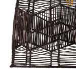 GloboStar® ALOHA 01752 Boho Κρεμαστό Φωτιστικό Καμπάνα Μονόφωτο 1 x E27 IP20 Καφέ Σχοινί - Μ43 x Π43 x Y46cm - Image 8