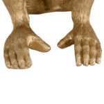 GloboStar® APES 01809 Μοντέρνο Φωτιστικό Πορτατίφ Λαμπατέρ Μονόφωτο 1 x E27 Χρυσό Φιγούρα L30 x W27 x H30cm - Image 6