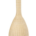 GloboStar® PARADIS 01845 Boho Επιδαπέδιο Φωτιστικό Μονόφωτο 1 x E27 IP20 Μπεζ Ξύλο - Μ40 x Π40 x Υ150cm - Image 5