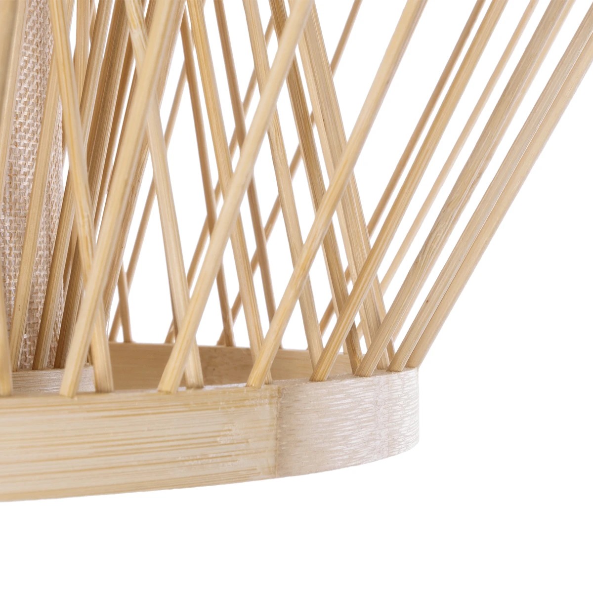 GloboStar® POPPY 01985 Boho Επιδαπέδιο Φωτιστικό Μονόφωτο 1 x E27 IP20 Μπεζ Ξύλο - Μ58 x Π58 x Υ151cm - Image 6