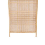 GloboStar® JUNIE 01997 Boho Επιτραπέζιο Φωτιστικό Πορτατίφ Μονόφωτο 1 x E27 AC220-240V IP20 - Μ20 x Π20 x Υ40cm - Μπεζ Ύφασμα με Μπεζ Ξύλινο Μπαμπού Πλέγμα - Image 5