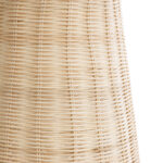 GloboStar® BOLSON 02012 Boho Επιδαπέδιο Φωτιστικό Μονόφωτο 1 x E27 IP20 Μπεζ Ξύλο με Λευκό Μέταλλο - Μ30 x Π30 x Υ70cm - Image 5