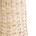 GloboStar® BOLSON 02013 Boho Επιδαπέδιο Φωτιστικό Μονόφωτο 1 x E27 IP20 Μπεζ Ξύλο με Λευκό Μέταλλο - Μ30 x Π30 x Υ120cm - Image 5