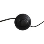 GloboStar® NERINA 02016 Boho Επιδαπέδιο Φωτιστικό Μονόφωτο 1 x E27 IP20 Μαύρο Μέταλλο με Μπεζ Ξύλο - Μ40 x Π40 x Υ160cm - Image 6