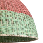 GloboStar® CABALLEROS 02062 Boho Κρεμαστό Φωτιστικό Καμπάνα Μονόφωτο 1 x E27 IP20 Πολύχρωμο Ξύλο - Μ100 x Π100 x Υ53cm - Image 7