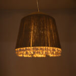 GloboStar® PUERTORICO 02093 Boho Κρεμαστό Φωτιστικό Καμπάνα Τρίφωτο 3 x E27 IP20 Μπεζ & Λευκό Σχοινί - Μ80 x Π80 x Υ80cm - Image 2