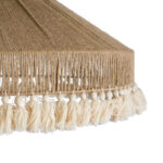 GloboStar® PUERTORICO 02099 Boho Κρεμαστό Φωτιστικό Καμπάνα Τριφωτο 3 x E27 IP20 Μπεζ & Λευκό Σχοινί - Μ80 x Π80 x Υ35cm - Image 7
