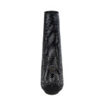 GloboStar® MAMIZU 02110 Boho Επιδαπέδιο Φωτιστικό Μονόφωτο 1 x E27 IP20 Μαύρο Ξύλο - Μ28 x Π28 x Υ93cm - Image 4