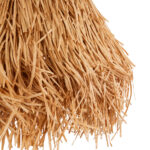 GloboStar® GUADELOUPE 02154 Boho Κρεμαστό Φωτιστικό Πλέγμα Μονόφωτο 1 x E27 IP20 Καφέ Ράφια - Μ50 x Π50 x Υ40cm - Image 7