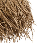 GloboStar® GUADELOUPE 02157 Boho Κρεμαστό Φωτιστικό Πλέγμα Μονόφωτο 1 x E27 IP20 Μπεζ Ράφια - Μ50 x Π50 x Υ40cm - Image 7