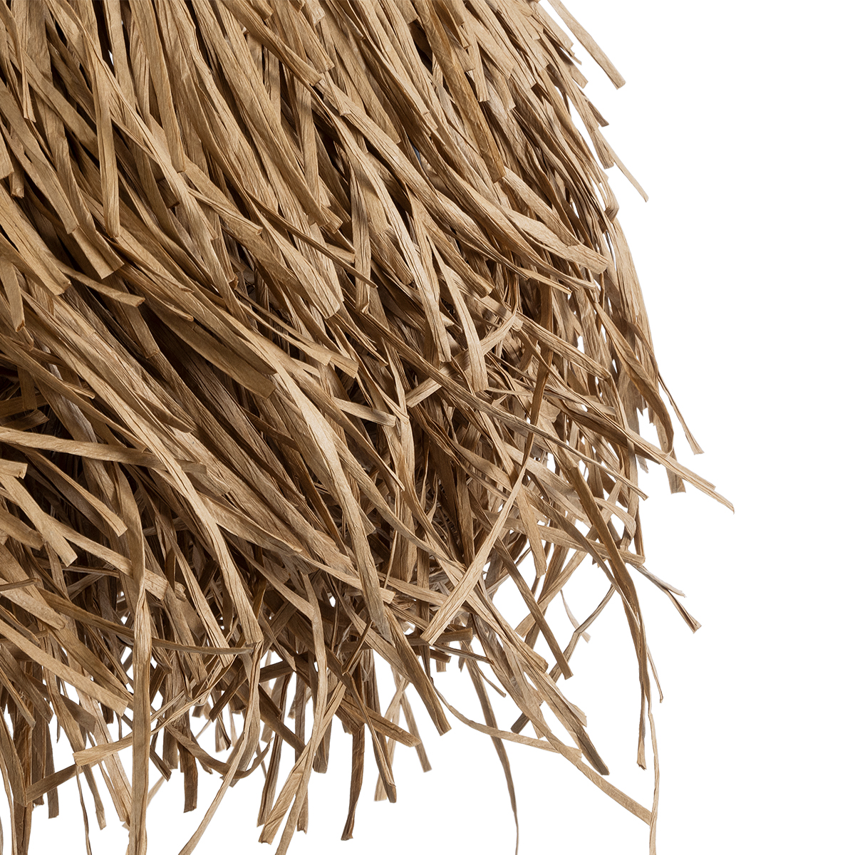 GloboStar® GUADELOUPE 02157 Boho Κρεμαστό Φωτιστικό Πλέγμα Μονόφωτο 1 x E27 IP20 Μπεζ Ράφια - Μ50 x Π50 x Υ40cm - Image 7