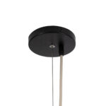 GloboStar® BASSETERRE 02163 Boho Κρεμαστό Φωτιστικό Πλέγμα Μονόφωτο 1 x E27 IP20 Μπεζ Ξύλο με Καφέ Ράφια - Μ70 x Π70 x Υ170cm - Image 8