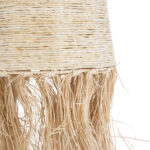 GloboStar® AREMBEPE 02178 Boho Κρεμαστό Φωτιστικό Πλέγμα Μονόφωτο 1 x E27 IP20 Μπεζ Ράφια - Μ34 x Π34 x Υ70cm - Image 7