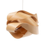 GloboStar® SARDIGNA 02180 Boho Κρεμαστό Φωτιστικό Πλέγμα Μονόφωτο 1 x E27 IP20 Καφέ Ξύλο - Μ60 x Π60 x Υ30cm - Image 5