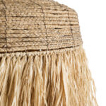 GloboStar® PORTOFERRAIO 02186 Boho Κρεμαστό Φωτιστικό Πλέγμα Μονόφωτο 1 x E27 IP20 Μπεζ Ράφια - Μ80 x Π80 x Υ120cm - Image 7