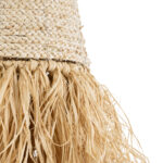 GloboStar® LETA 02189 Boho Κρεμαστό Φωτιστικό Πλέγμα Μονόφωτο 1 x E27 IP20 Μπεζ Ράφια - Μ34 x Π34 x Υ70cm - Image 7