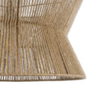 GloboStar® BISBEE 02204 Boho Κρεμαστό Φωτιστικό Πλέγμα Μονόφωτο 1 x E27 IP20 Μπεζ Σχοινί - Μ50 x Π50 x Υ28cm - Image 7